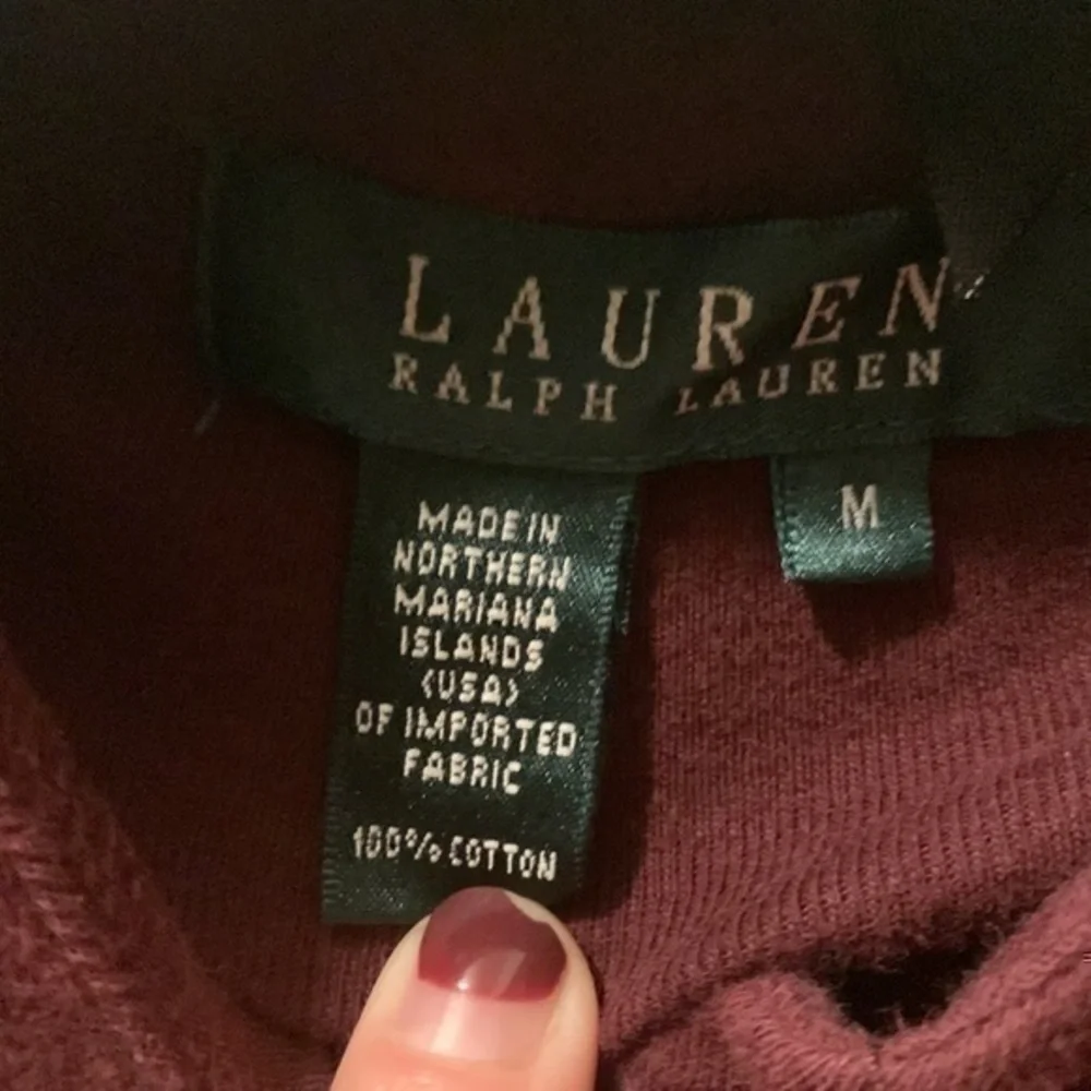 Lauren Ralph Lauren medium eggplant sweater - Picture 5 of 8